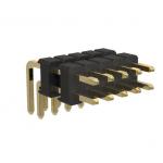 2,54 mm Pitch Male Pin Header Connector Dual Isolator Plastic Type